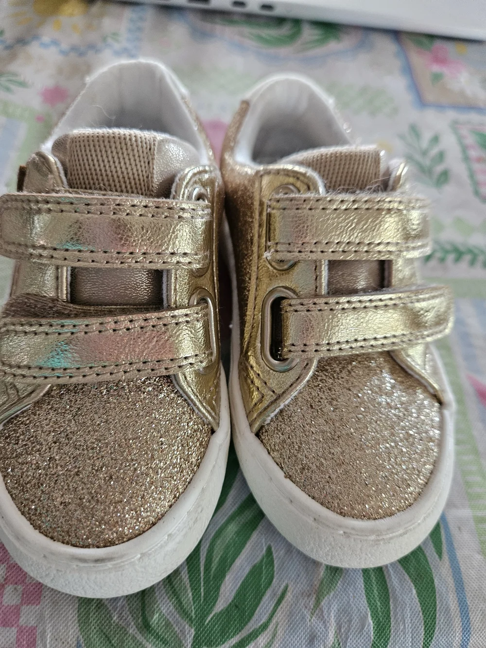 Kids Gold Slip-On Shoes - Size 5